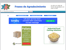 Tablet Screenshot of frasesdeagradecimiento.net